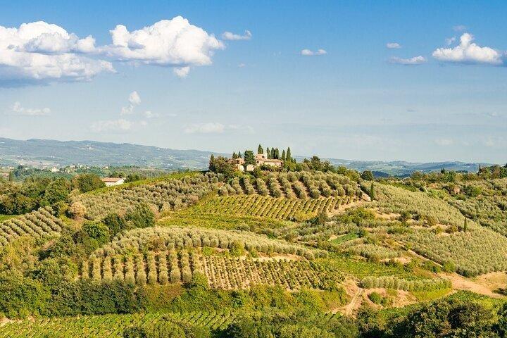 Chianti Hills: Begeleide e-Vespa Tour + Lunch in Greve