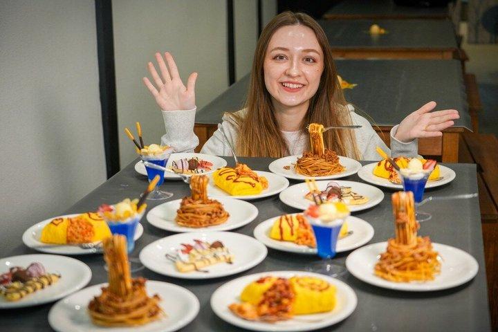 東京浅草食品サンプル作り体験カフェ
