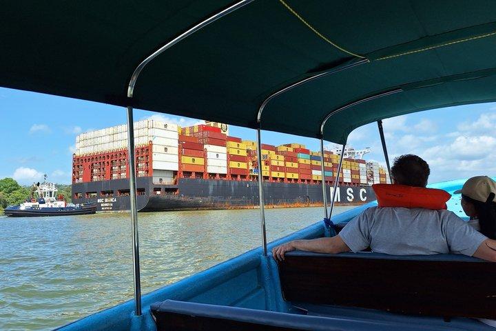 Panama Canal and Monkey Island in Gatun Lake