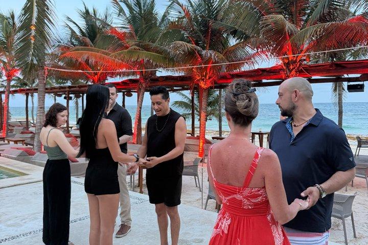 Tulum Salsa klass på stranden