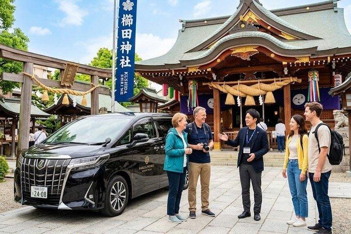 Port Pick-Up: Hakata Private Tour Licensed Guide＆ Voertuig