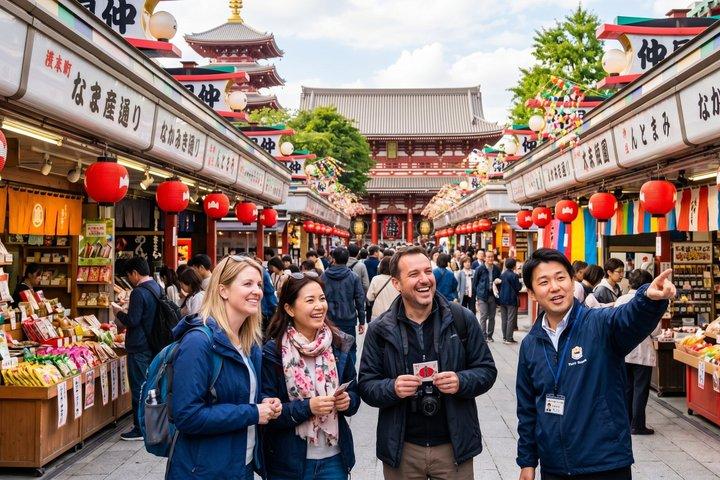 Tokyo Shopping Street Hopping Private Tour com guia licenciado pelo governo