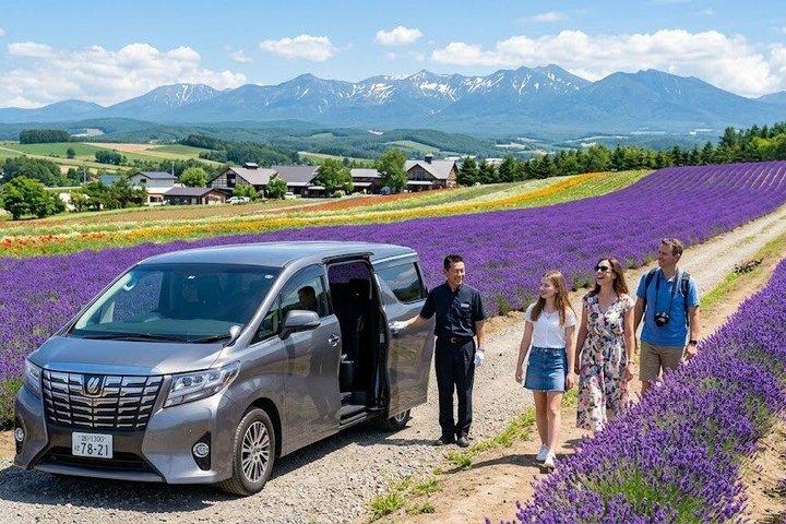 Tour di 6 ore Furano e Biei: solo autista parlante inglese, nessuna guida