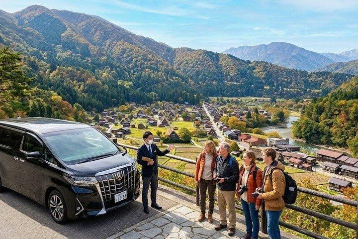 Shirakawago & Takayama Tour Kanazawa DEP: alleen chauffeur, geen gids