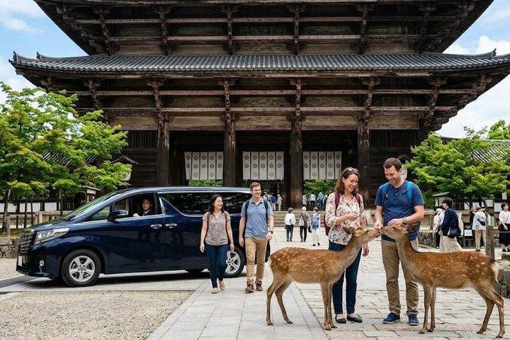 Privétour naar Nara vanuit Osaka met Engels sprekende chauffeur