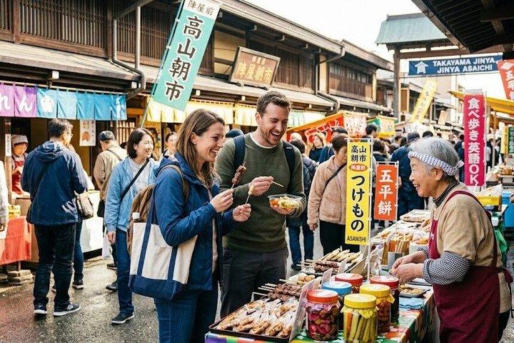 Takayama lokal mad, mad og kulturtur med statsautoriseret guide