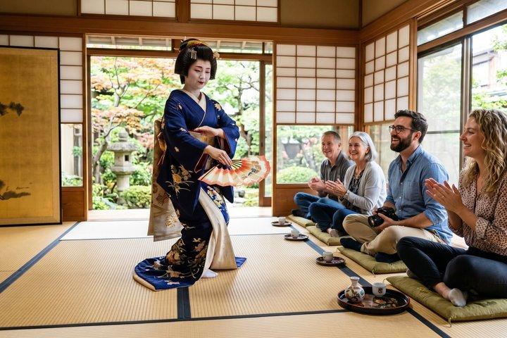 Kanazawa 6 uur privérondleiding en Geisha-voorstelling : Tea Time