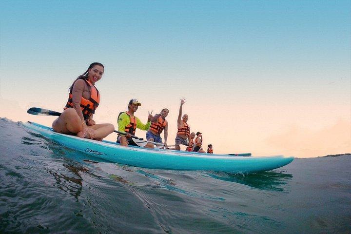 Tulum Sunrise on Sup Paddle board