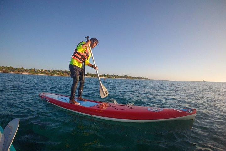 Tulum Sunrise on Sup Paddle board