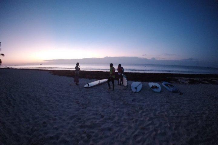 Tulum Sunrise on Sup Paddle board