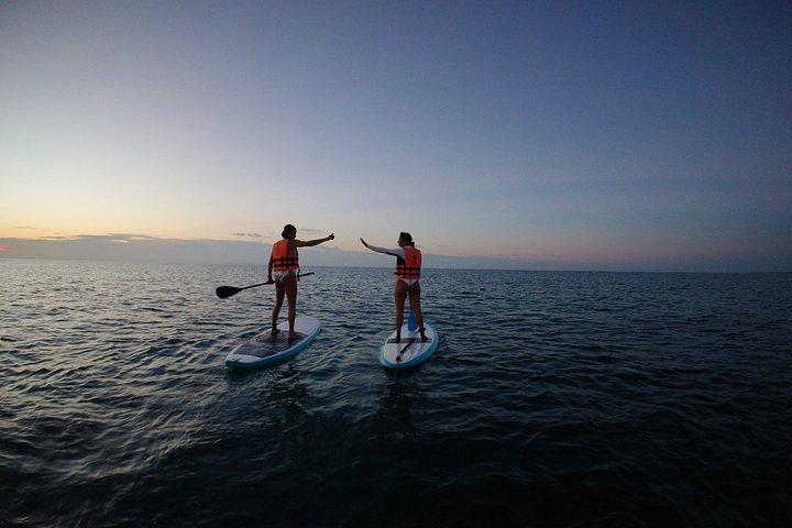 Tulum Sunrise on Sup Paddle board
