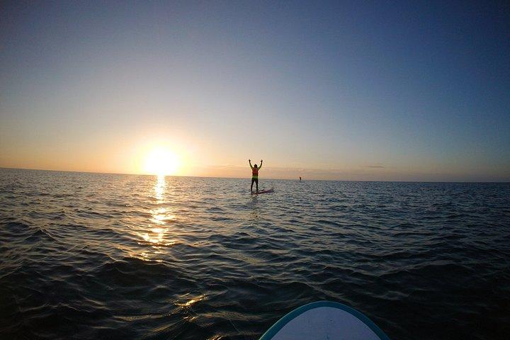 Tulum Sunrise on Sup Paddle board