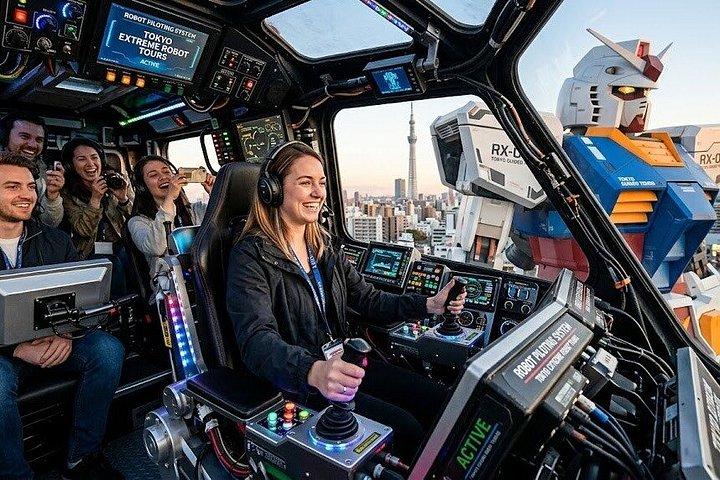 Tokyo City Tour & Giant Robot Piloting with Licensed Guide