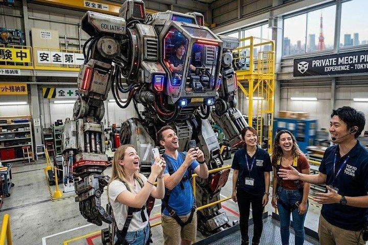 Tokyo City Tour & Giant Robot Piloting with Licensed Guide