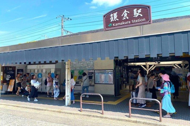 鎌倉：ブッダ、シークレットカフェ＆オーシャンビュー—チケット付き