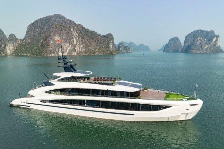 Volledige dagtour Halong Bay op premium cruise vanuit Hanoi