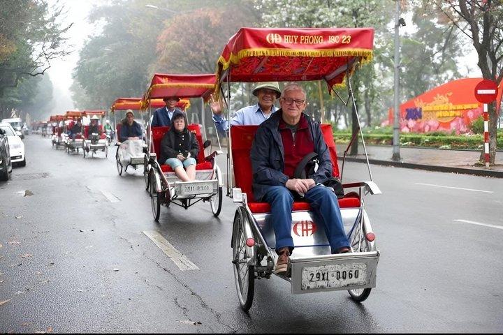 Hanoi Old Quarter Sightseeing Tour pelo tradicional Ciclo Rickshaw