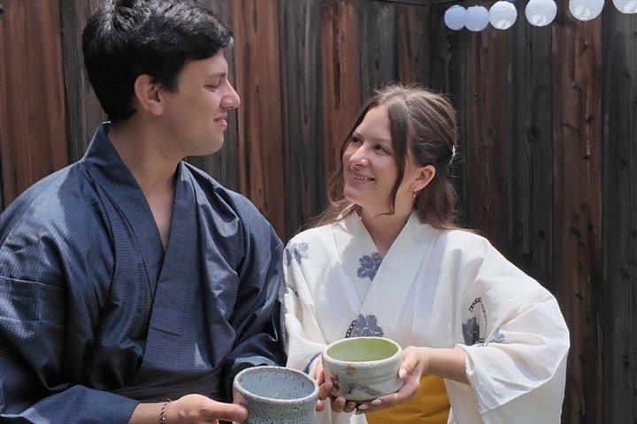 京都：完全プライベート茶道、書道、着物体験