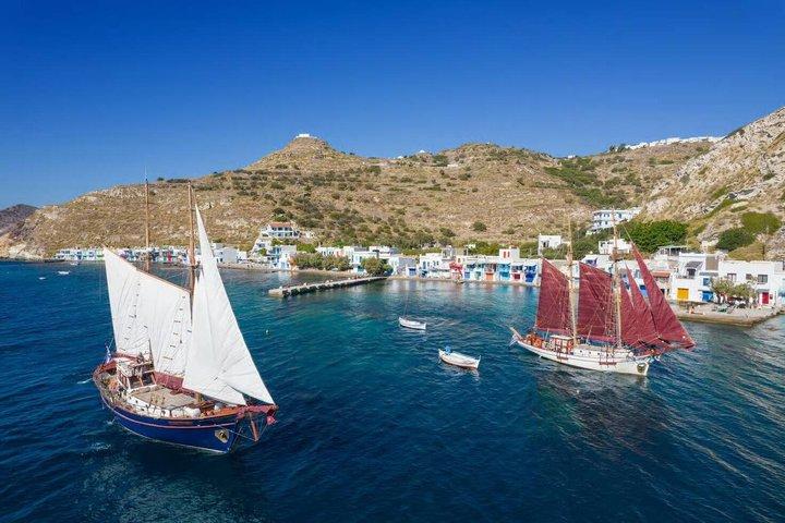 Milos & Kleftiko Full Day Cruise on a Traditional Boat with Lunch