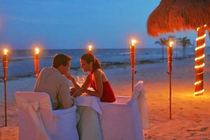 Jimbaran Beach Sunset Candlelight Dinner with Indian Set Menu