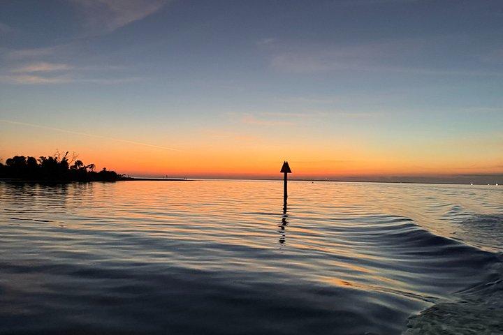 Sunset Dolphin Cruise with Sanibel Lighthouse Views