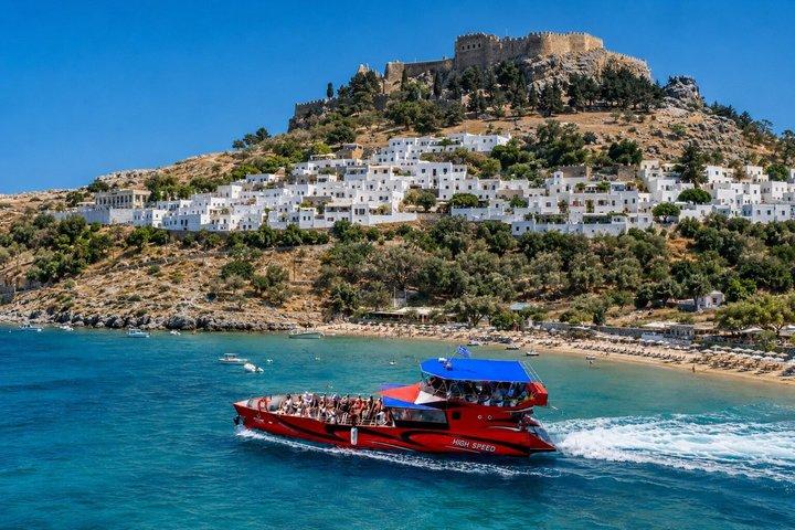 High Speed Cruise til Lindos med 4 timers fritid