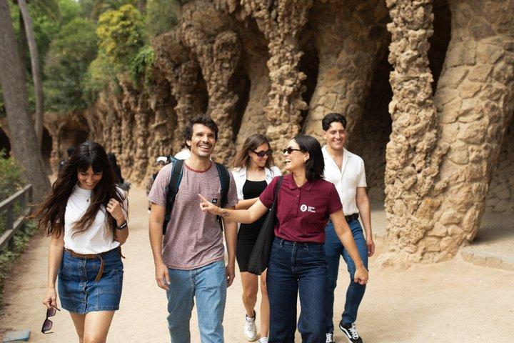 Barcelone : Visite guidée du parc Guell et billet coupe-file