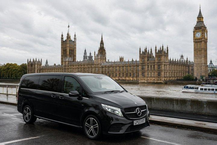 Aéroport de Londres à Heathrow : Transfert Mercedes Minivan de luxe