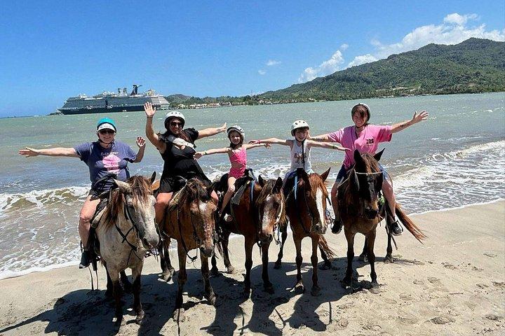 Horseback ride through the countryside and the beach