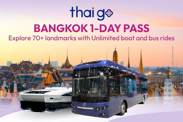 Bangkok : 1 - Día ilimitado Chao Phraya River Boat and Bus Pass
