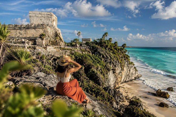 Ruinas de Tulum, Sitio Cobá, Cenote y Playa del Carmen, desde Cancún