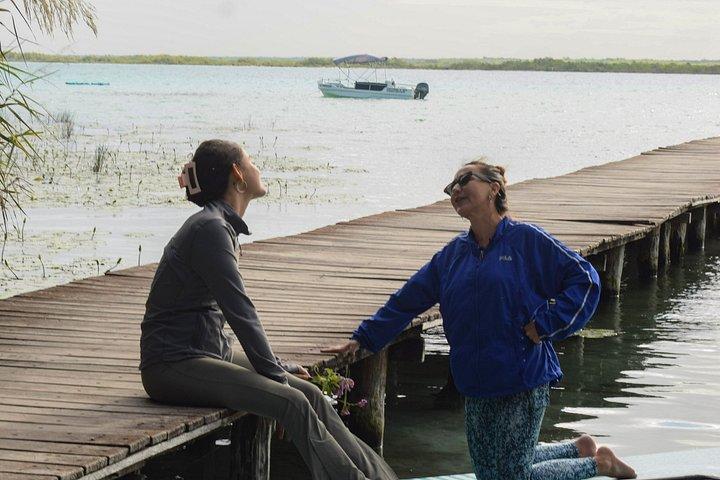 Bacalar Sunrise SUP Yoga Connect with Nature