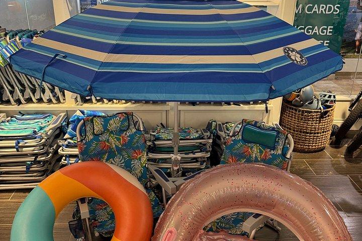 ワイキキビーチチェア傘＆ボディボードレンタル