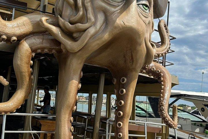 メデュリン：海賊ボートイルカウォッチングサンセットクルーズ
