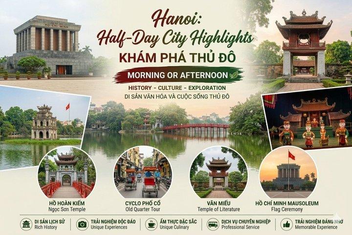 Hanoi City Tour Hô Chi Minh Complex et Vieux quartier avec déjeuner