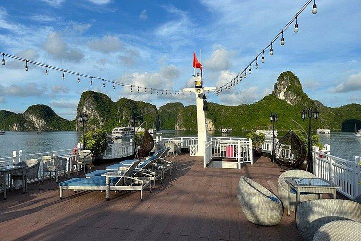 ハノイ：3日目-5日目-スターハロン湾エルメスバルコニー付き豪華クルーズ