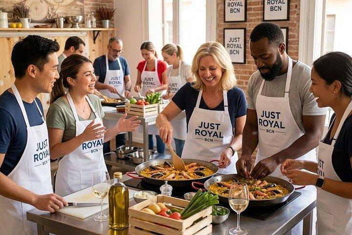 プレミアムパエリア料理教室、サングリア、10タパス＆マーケットボケリア