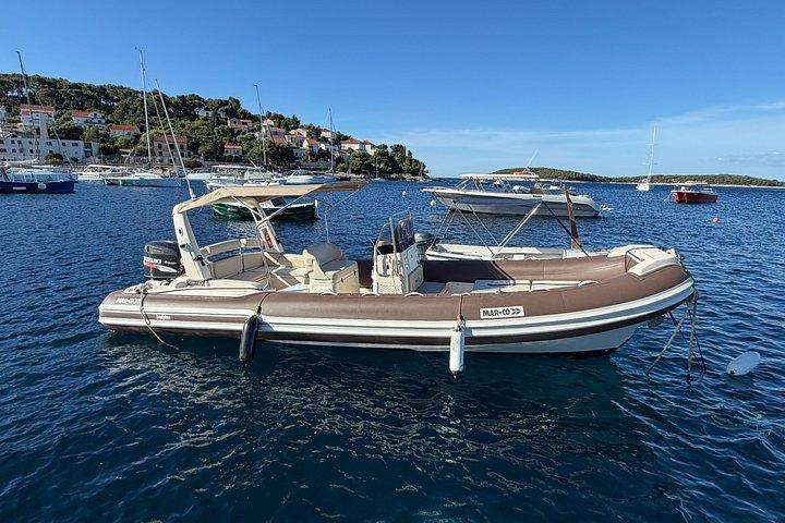 Hvar Island Private Boat Rental Experience