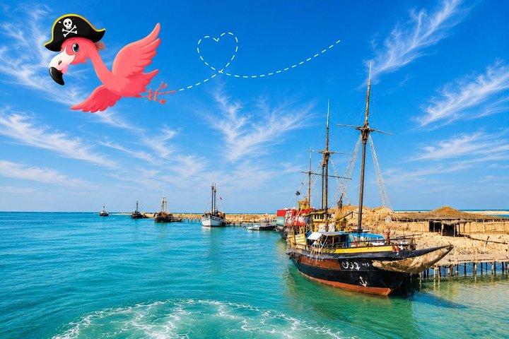 Krydstogt med piratskib til Flamingo Island