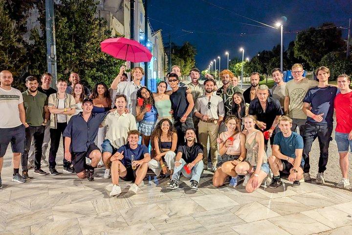 Athens Party Pub Crawl w / 1 hora de barra libre y discoteca VIP Acceso