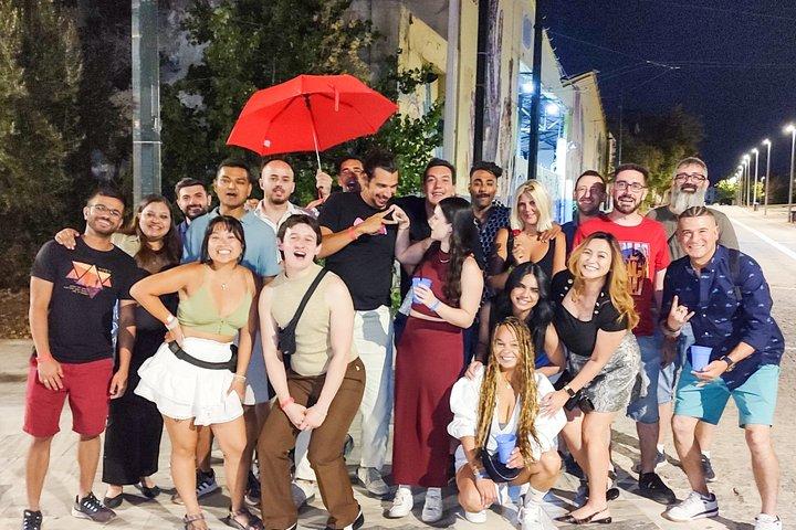 Athens Party Pub Crawl w / 1 hora de barra libre y discoteca VIP Acceso