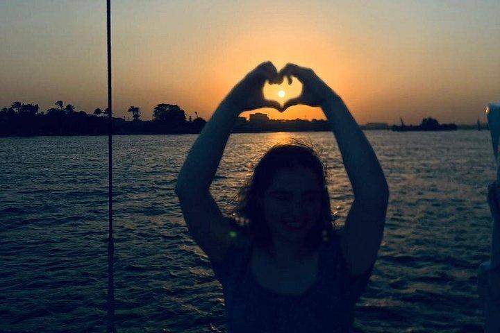 Romântico Nile Felucca Sunset Dinner no Cairo