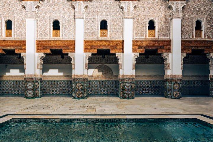 Marrakech : Medressa Ben Youssef 探検する