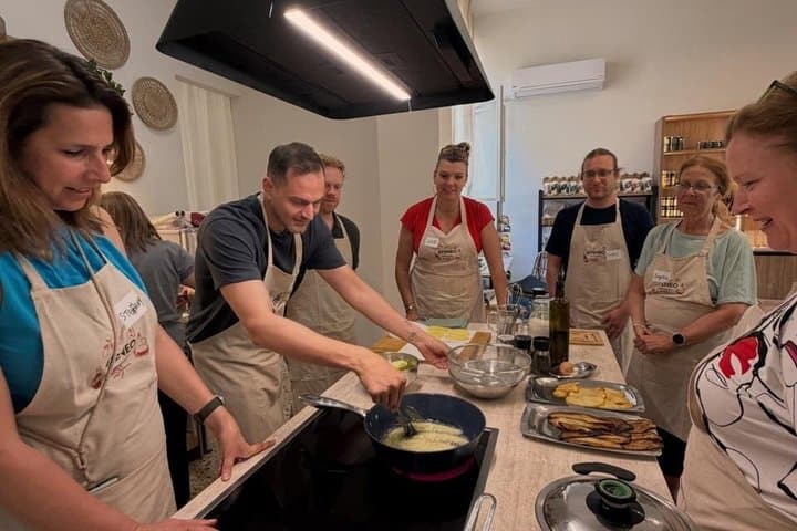 Cook Like a Greek in Athens Hands On Cooking Class with Wine