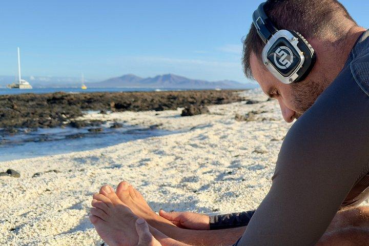 Corralejo: Sunrise Silent Yoga Experience at Popcorn Beach