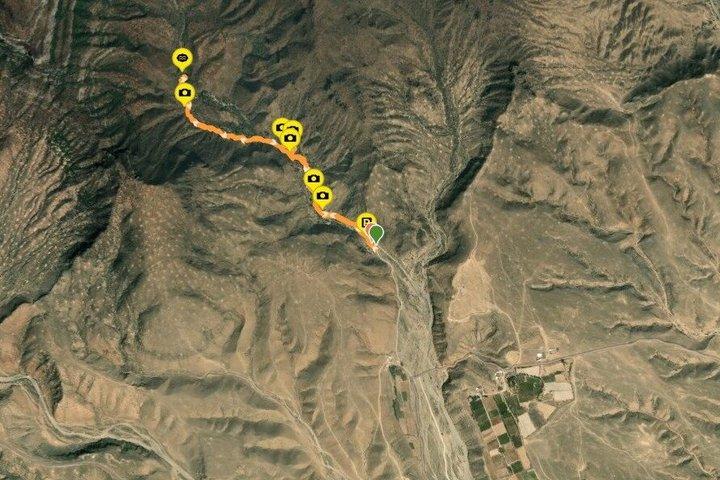 Ain Ghaidh Spring Path Wandelen ( عين غيض )
