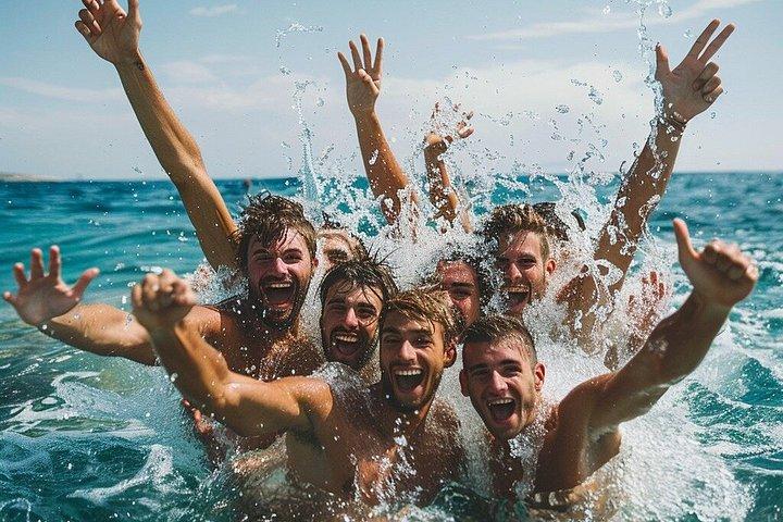 ギリシャのコス島でダイビングボートで半日シュノーケリング体験