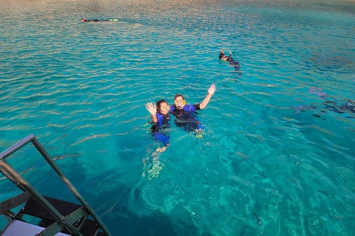 ギリシャのコス島でダイビングボートで半日シュノーケリング体験