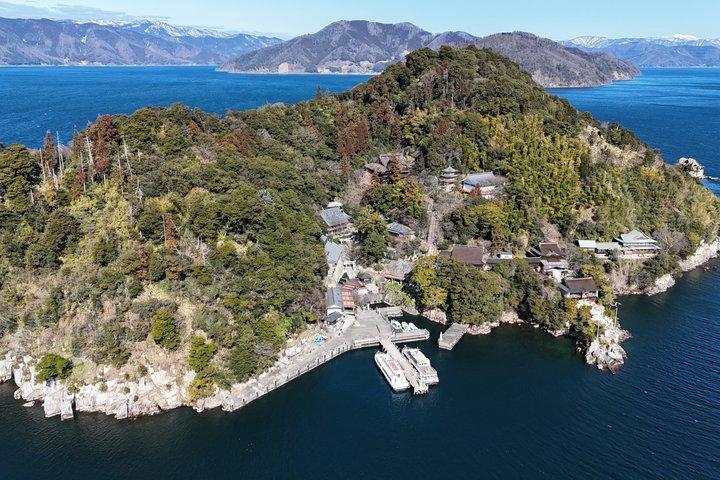 Søen Biwa Cruise, Chikubu Island og Hikone Castle i Kyoto Tour