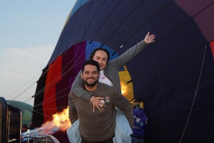 Balloon flight over Teotihuacan